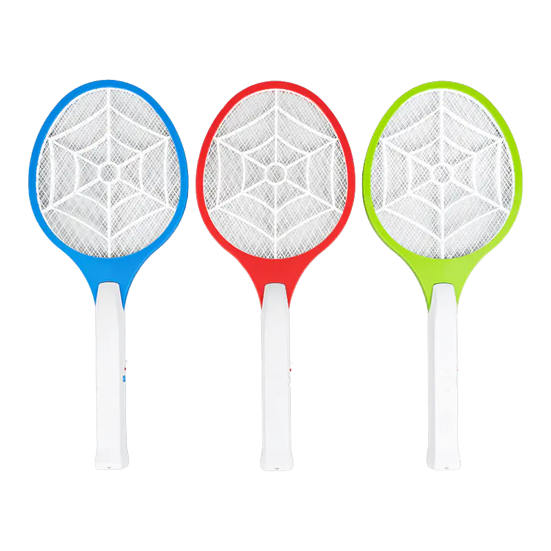 FF-786A พลังงานแสงอาทิตย์ 3 สีพร้อมแบตเตอรี่ตะกั่วกรดปลั๊ก 400mAh เครื่องตียุงไฟฟ้า