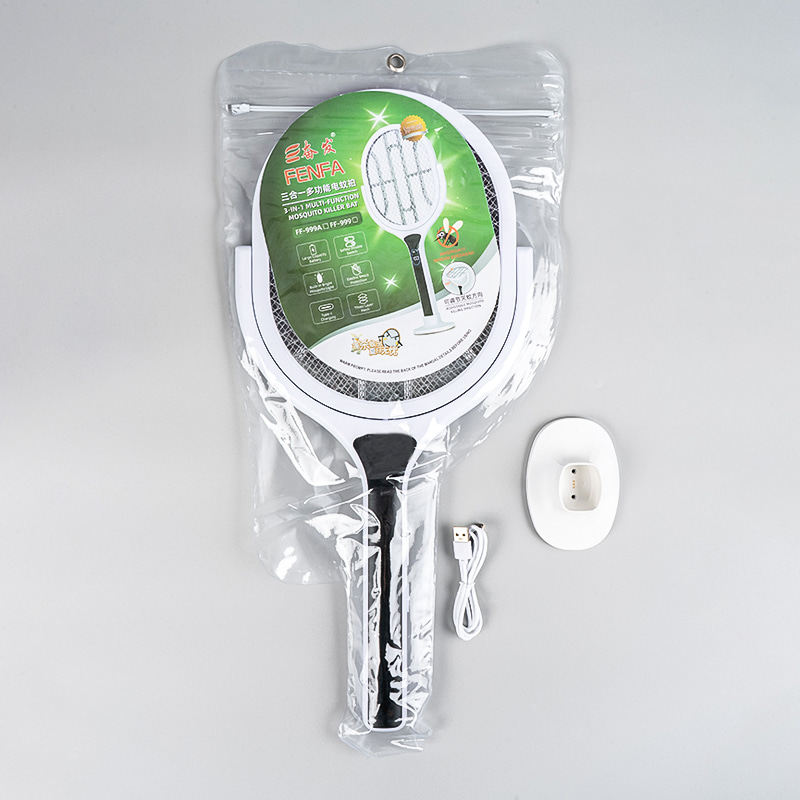 FF-999A 1200mAh สีเดียวเย็บปักถักร้อย LED ผู้ตียุงพับได้ แสดงผล USB ชาร์จใหม่ได้ FF-999A 1200mAh สีเดียวเย็บปักถักร้อย LED ผู้ตียุงพับได้ แสดงผล USB ชาร์จใหม่ได้